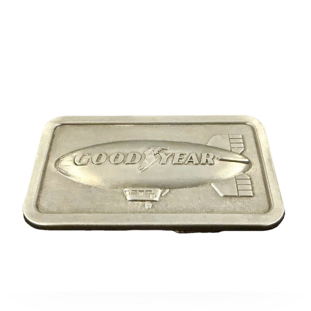 Vtg 1974 Goodyear Belt Buckle